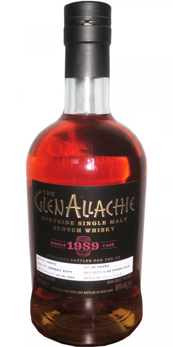 Glenallachie 1989  Single Cask for UK - Batch 1