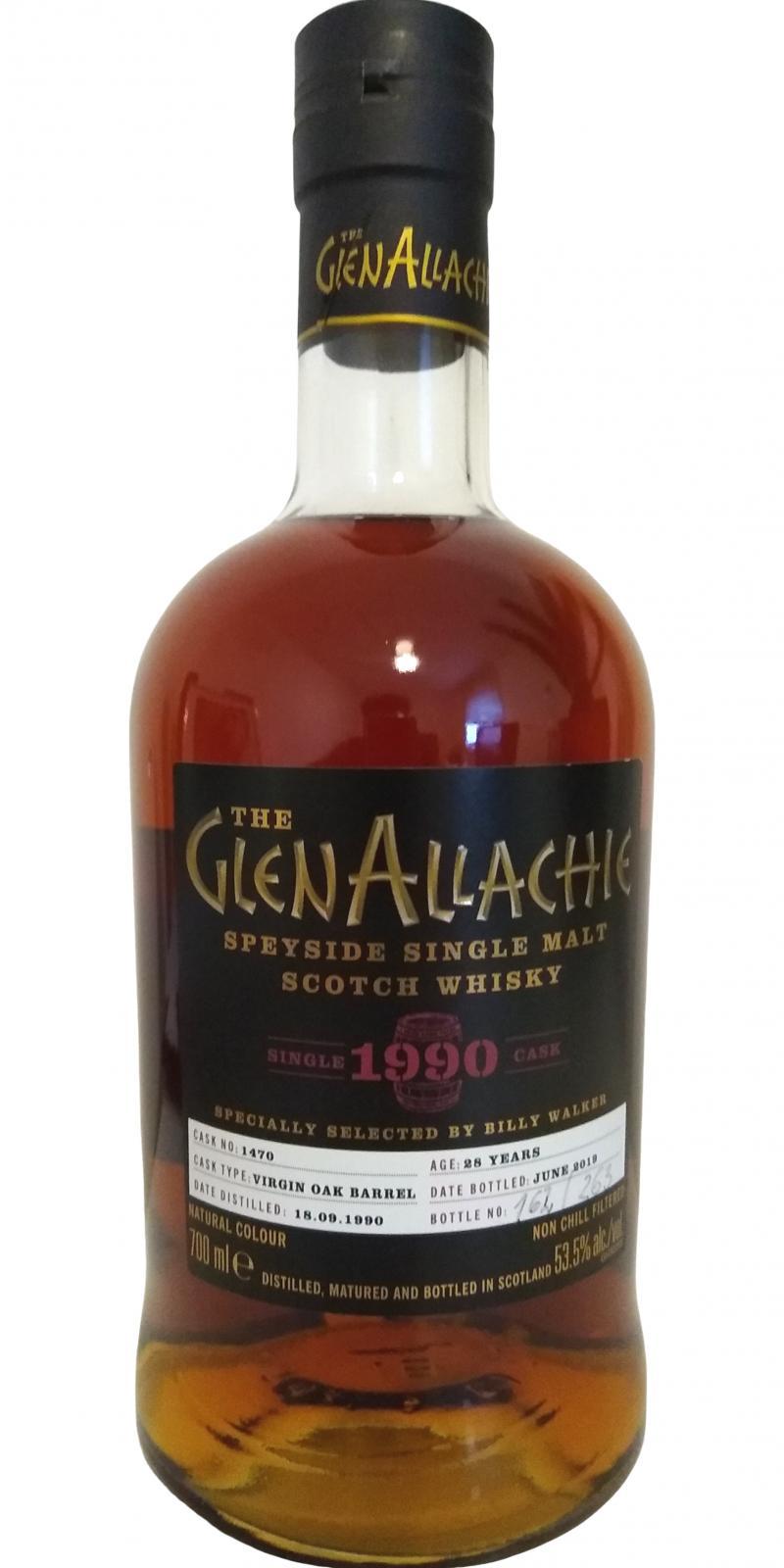 Glenallachie 1990  Single Cask