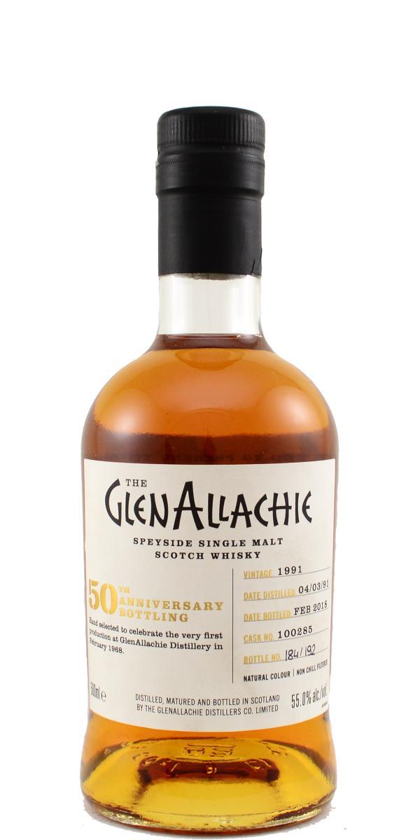 Glenallachie 1991  50th Anniversary Bottling