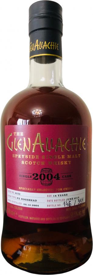 Glenallachie 2004  specially selected for China