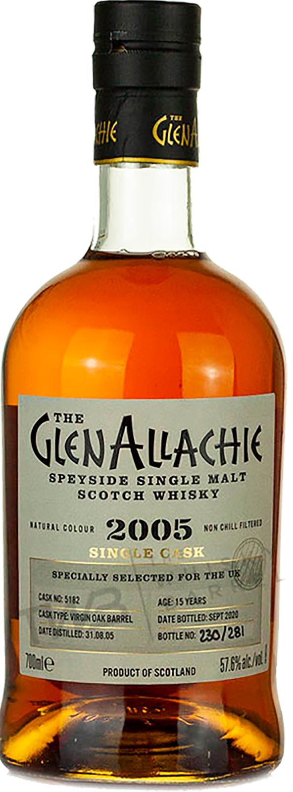 Glenallachie 2005  Single Cask