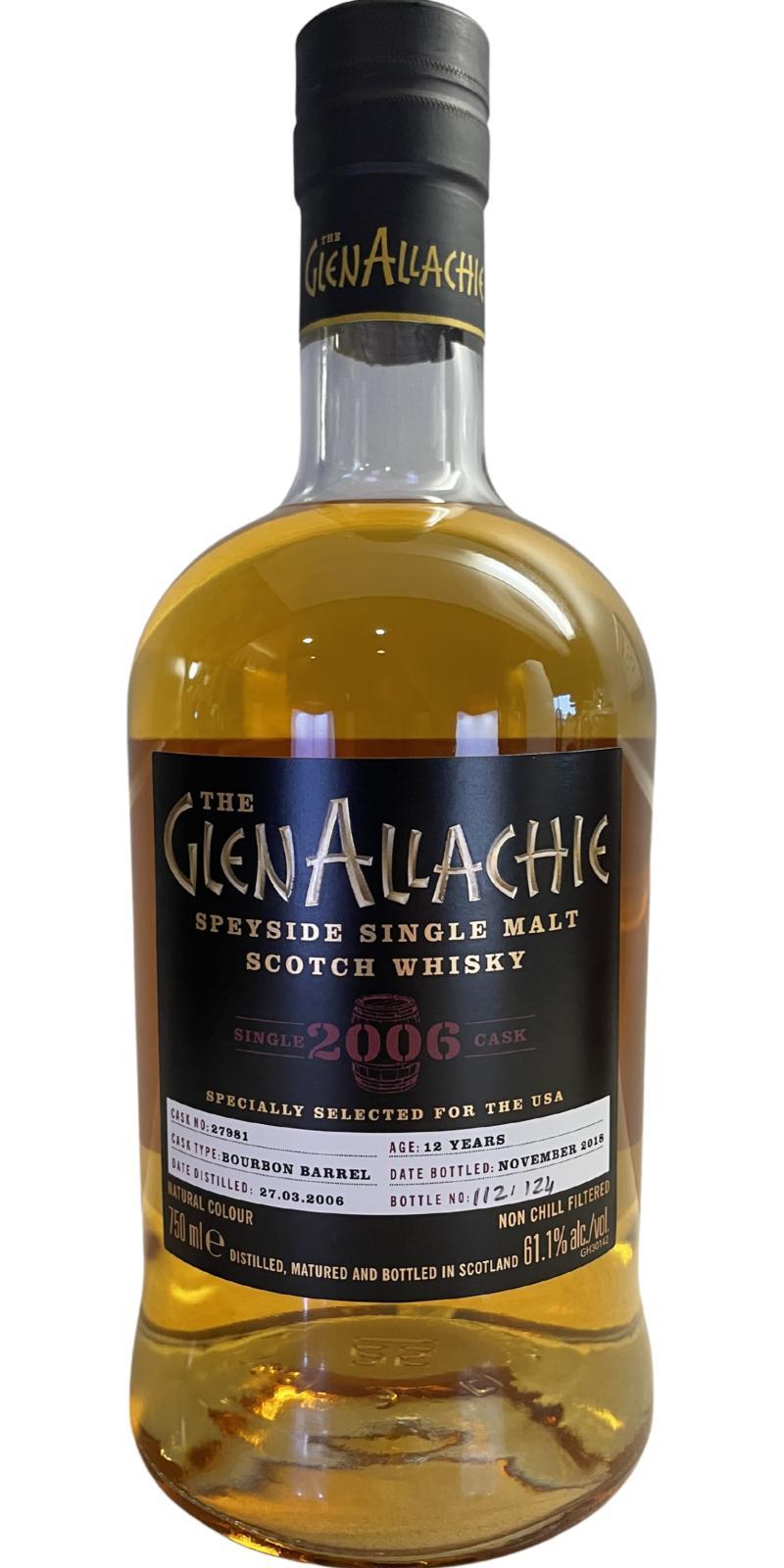 Glenallachie 2006  Single Cask