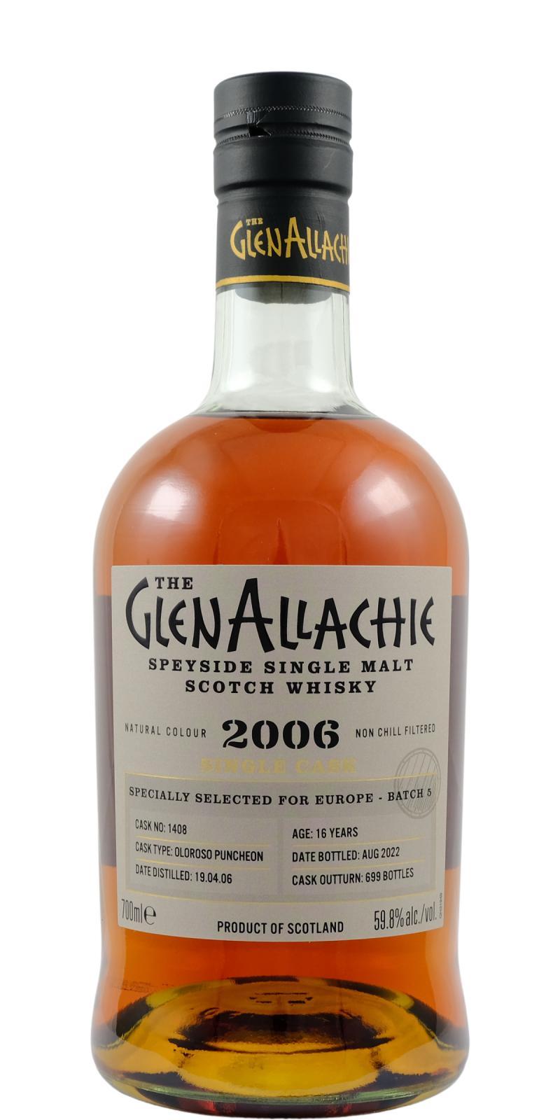 Glenallachie 2006  Single Cask for Europe - Batch 5
