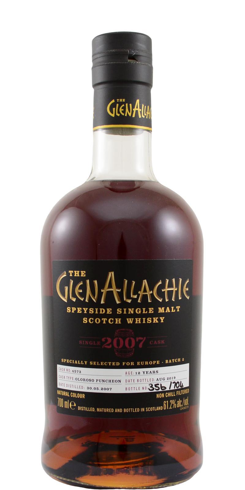 Glenallachie 2007  Single Cask for Europe - Batch 2