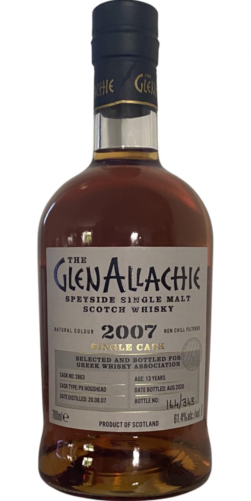 Glenallachie 2007  Single Cask