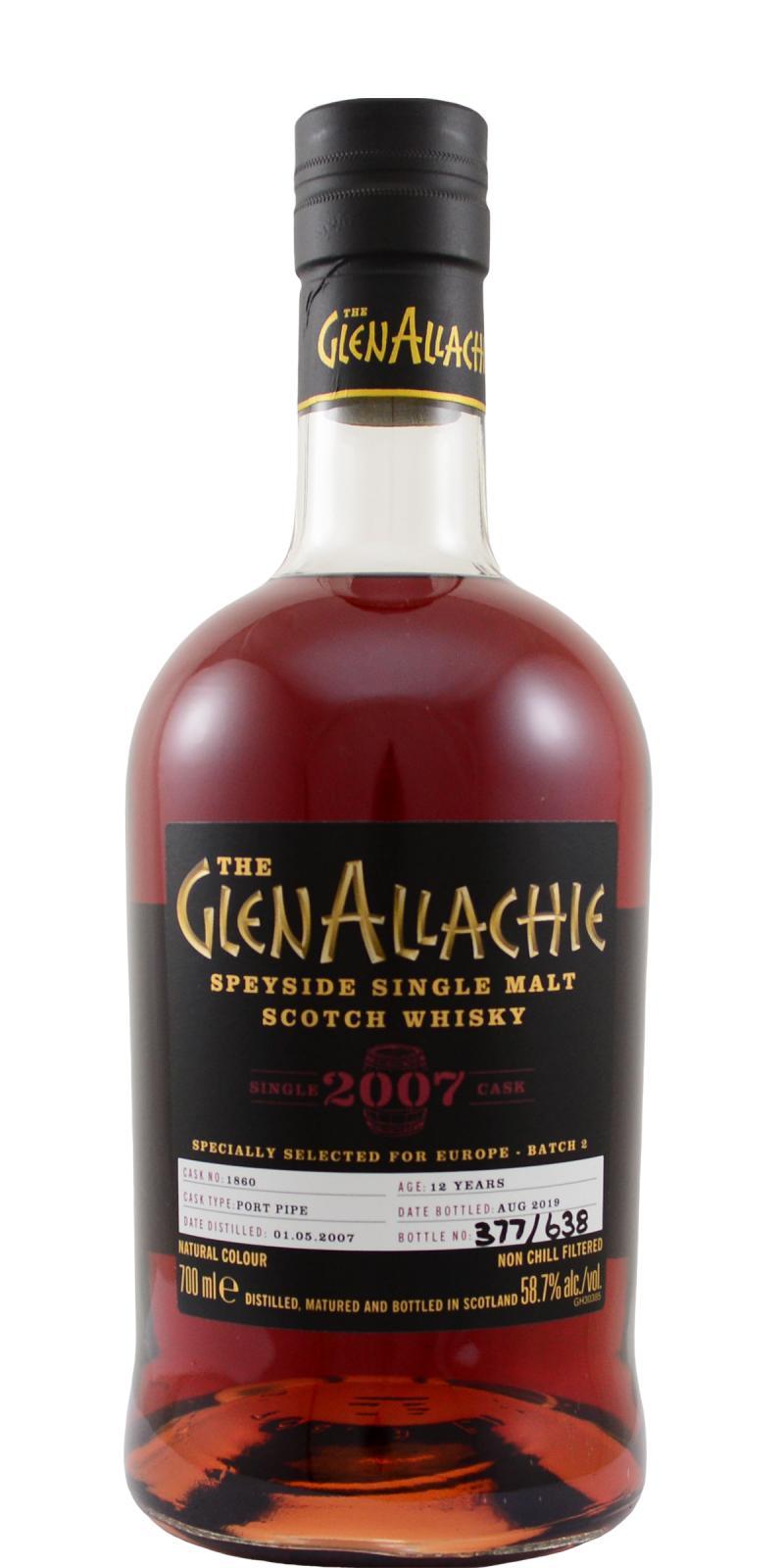 Glenallachie 2007  Single Cask for Europe - Batch 2
