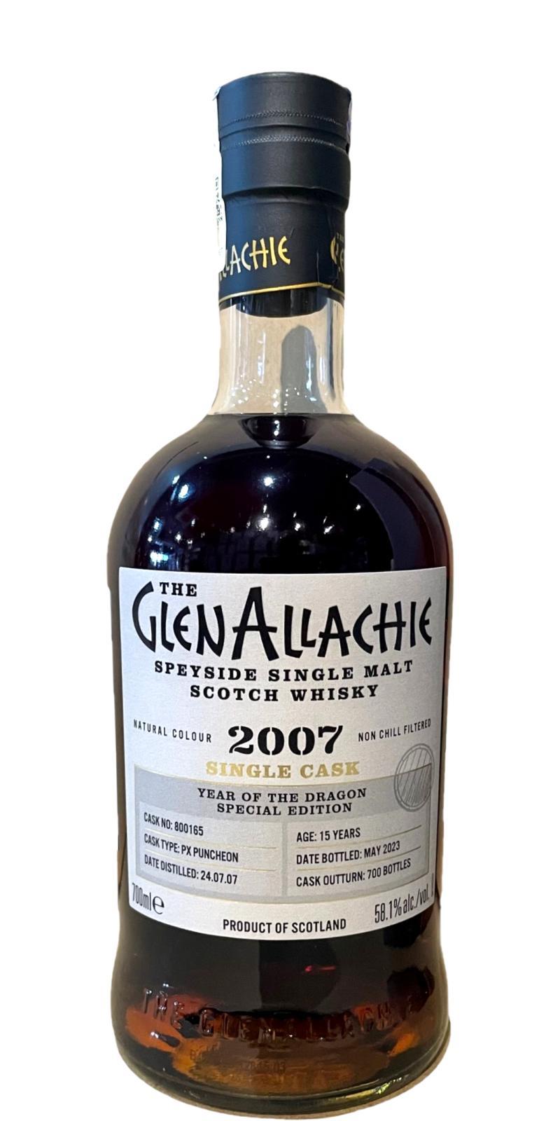 Glenallachie 2007  Single Cask