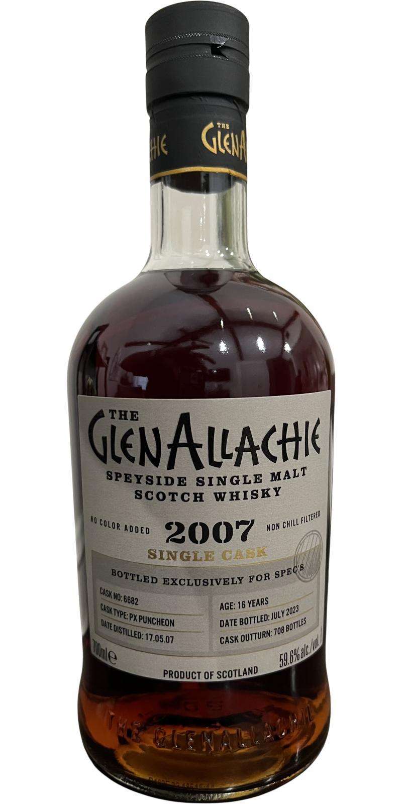 Glenallachie 2007  Single Cask