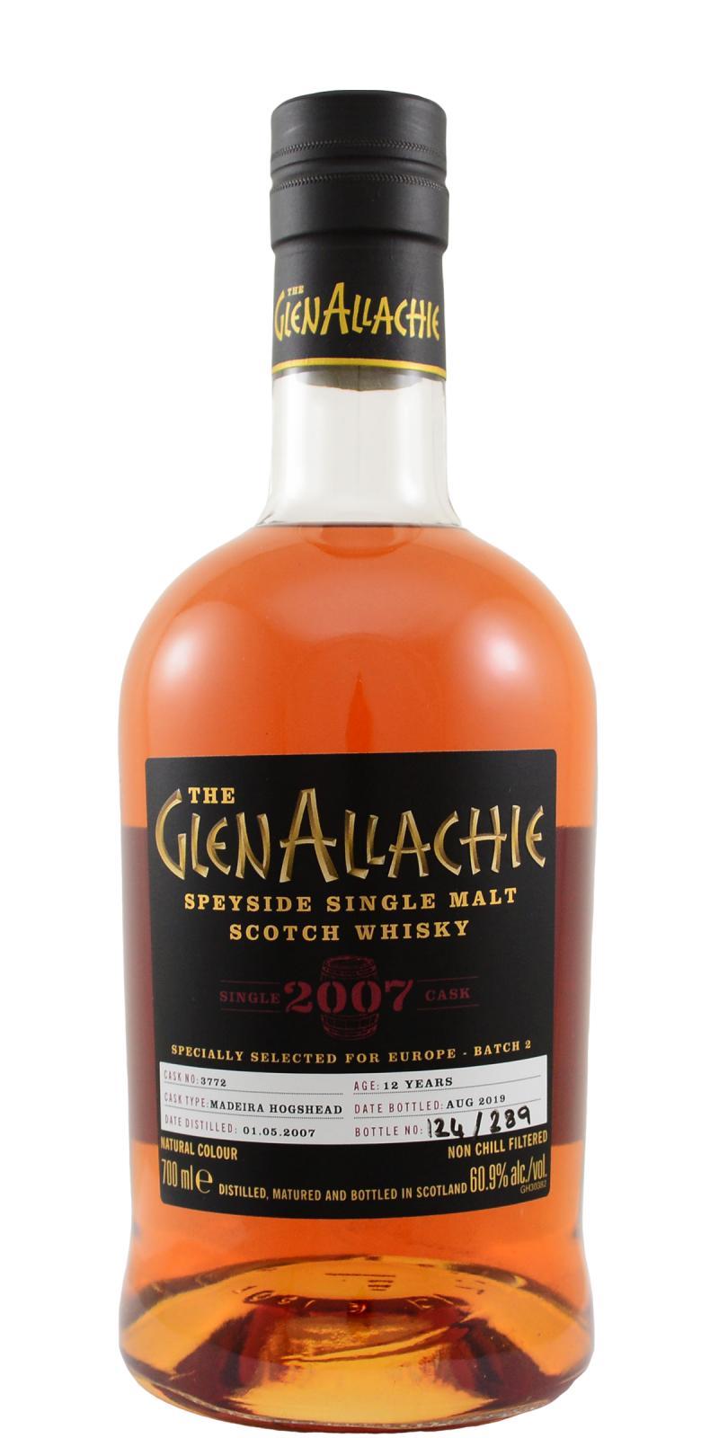 Glenallachie 2007  Single Cask for Europe - Batch 2