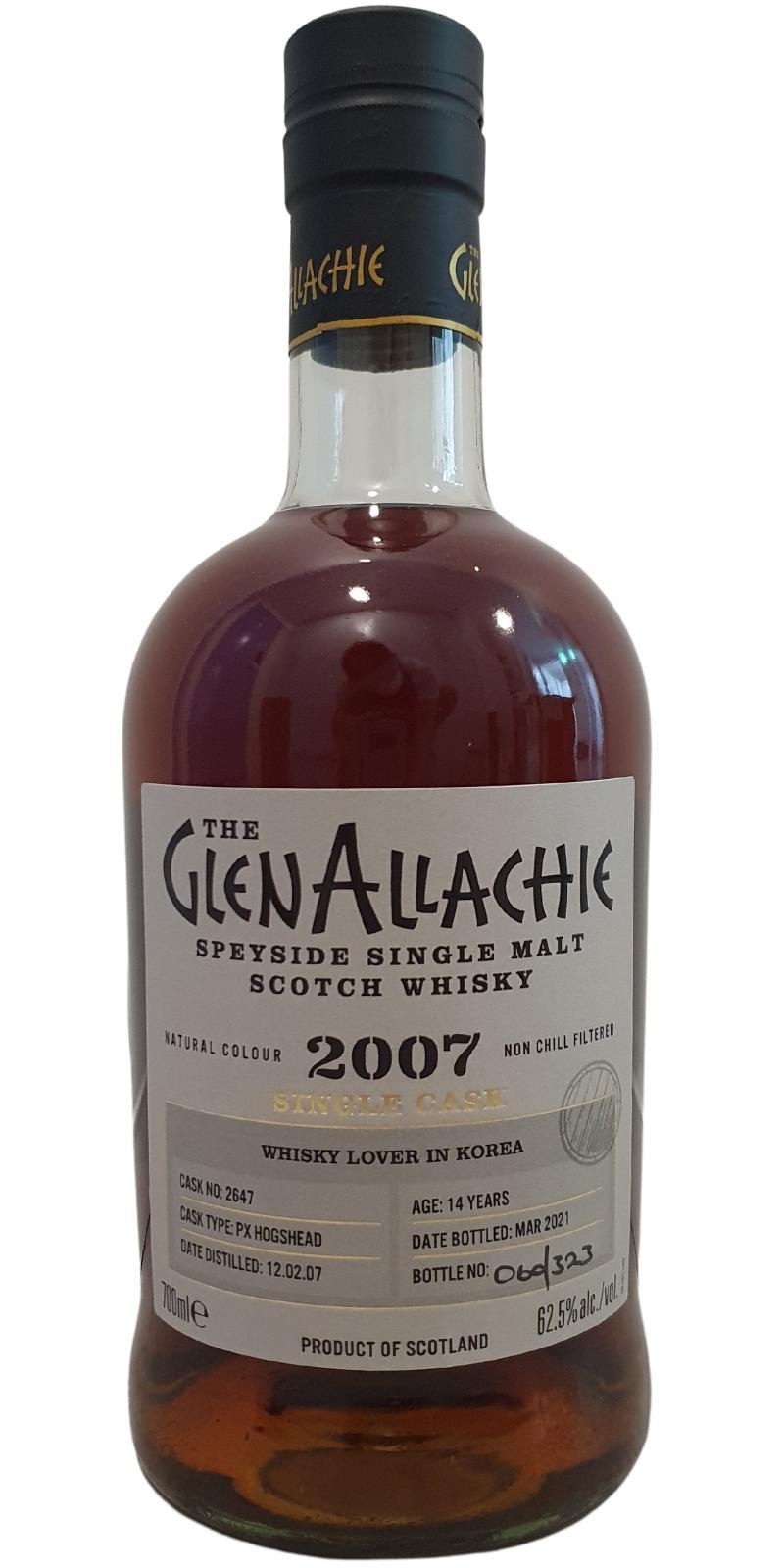Glenallachie 2007  Single Cask