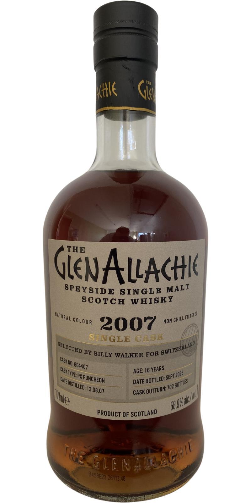 Glenallachie 2007  Single Cask