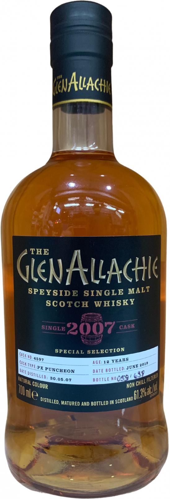 Glenallachie 2007  Single Cask