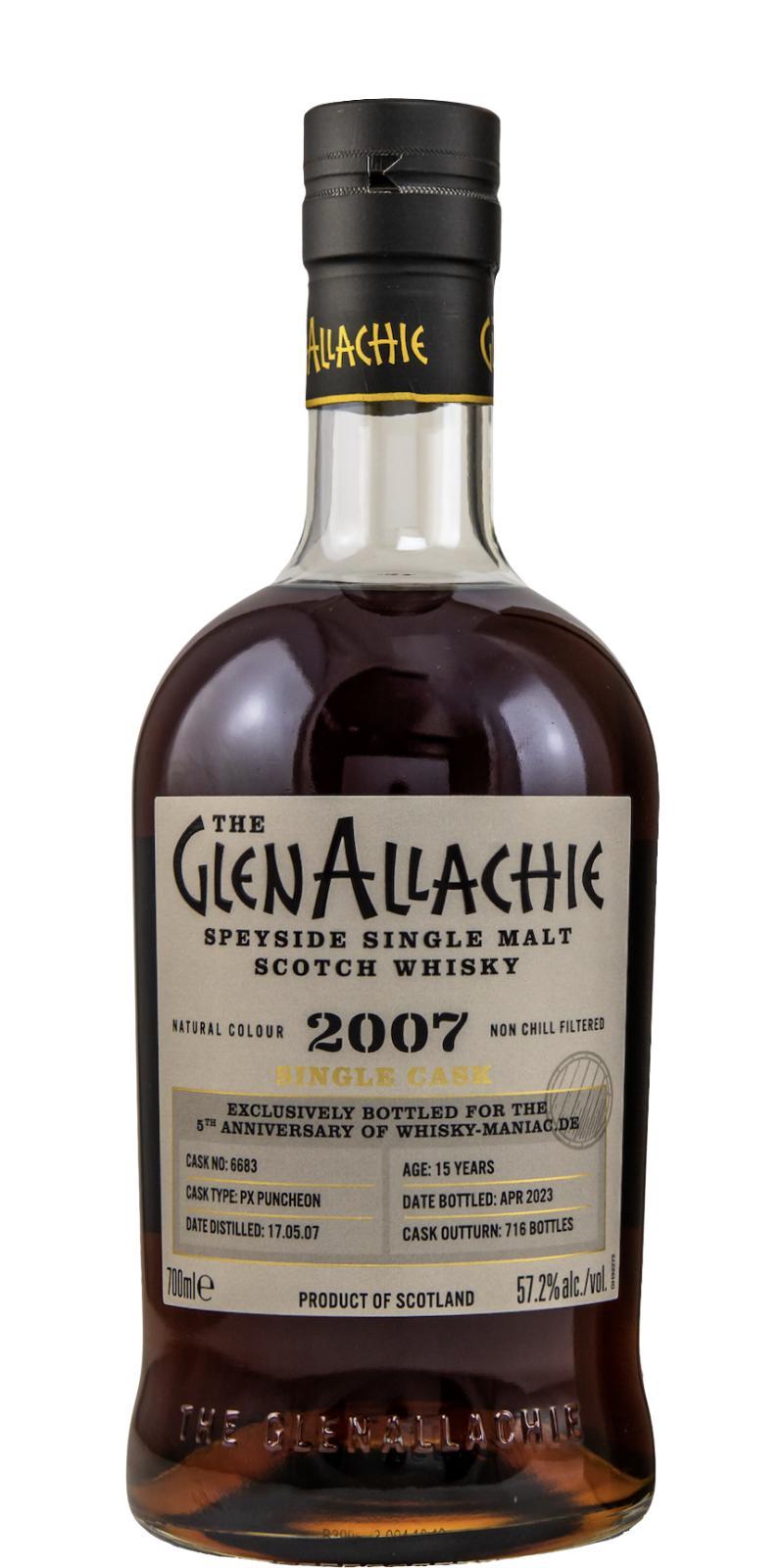 Glenallachie 2007  Single Cask