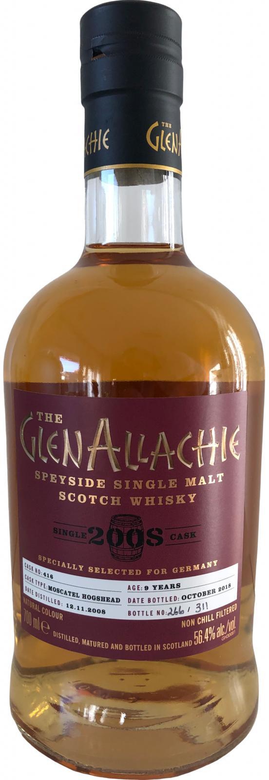Glenallachie 2008  Single Cask