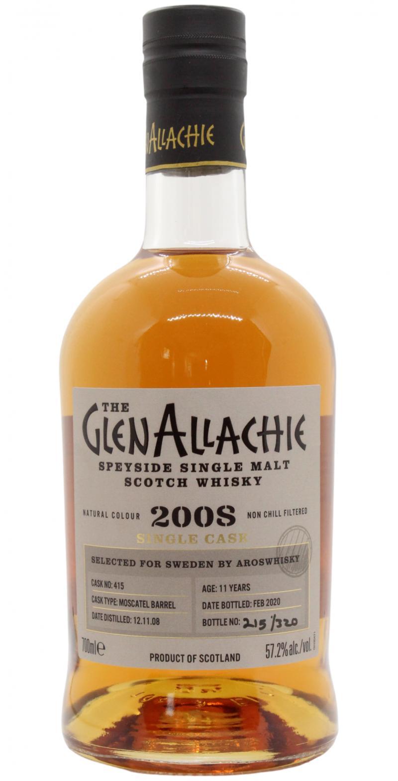 Glenallachie 2008  Single Cask