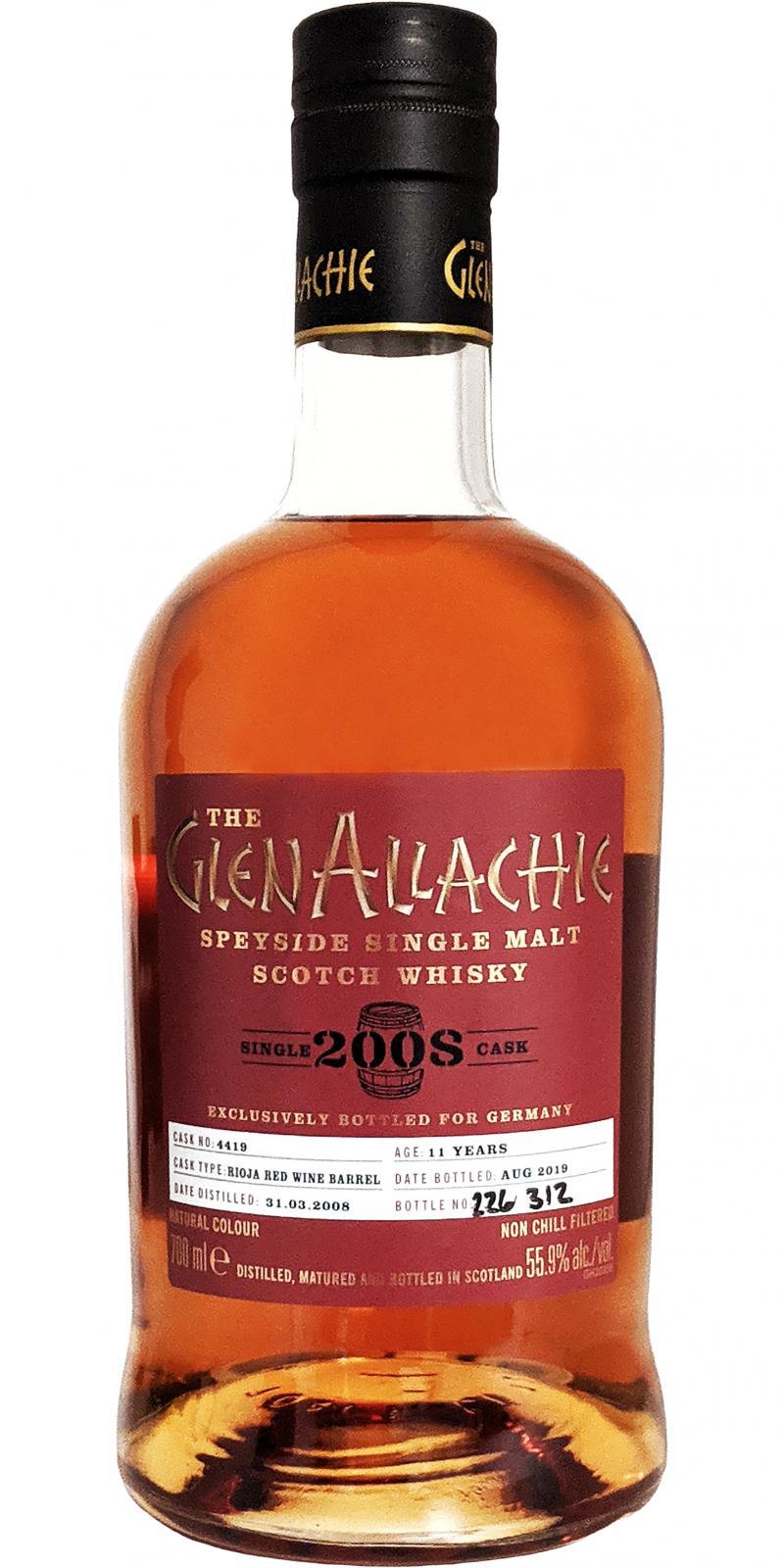 Glenallachie 2008  Single Cask