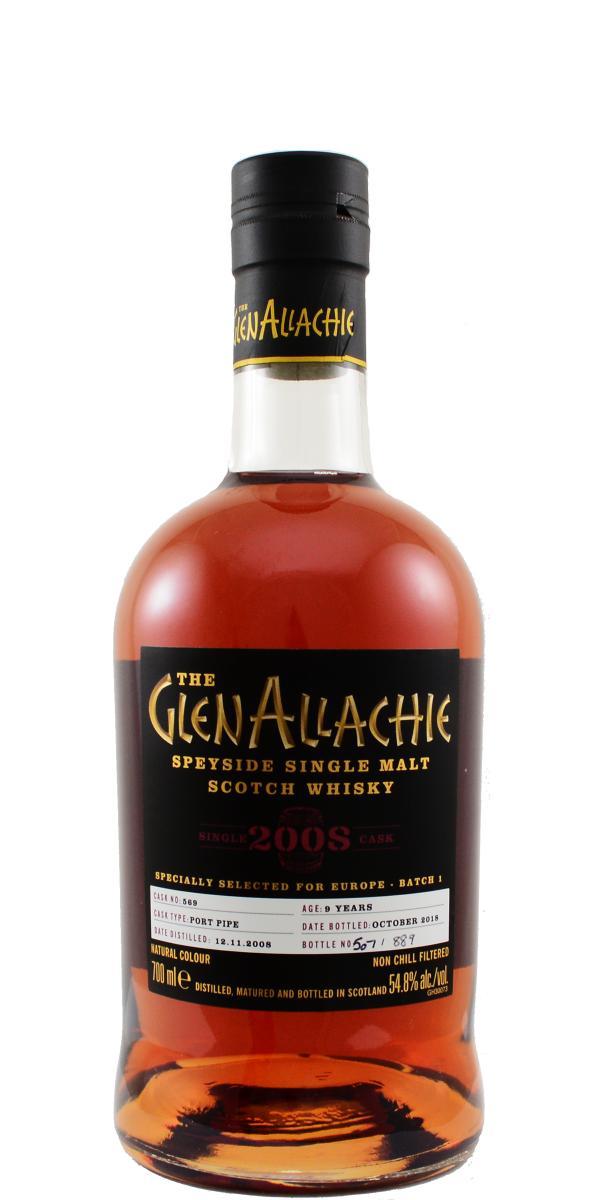 Glenallachie 2008  Single Cask for Europe - Batch 1