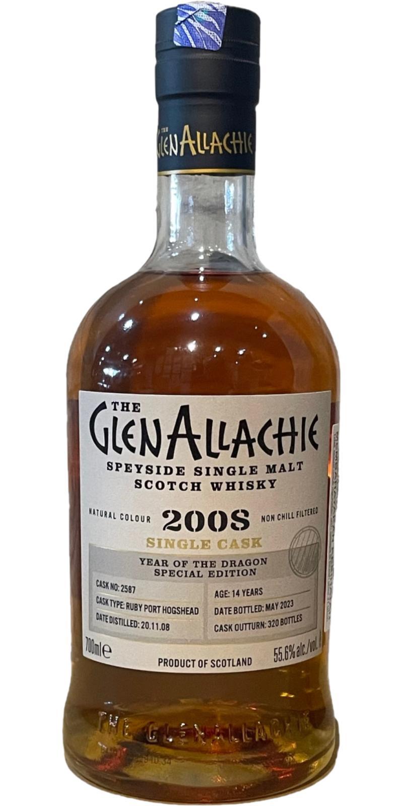 Glenallachie 2008  Single Cask