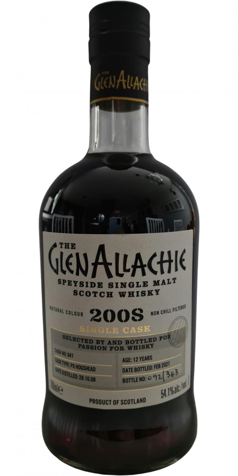 Glenallachie 2008  Single Cask