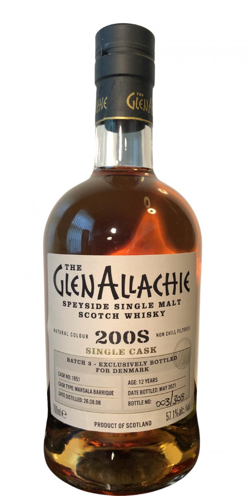 Glenallachie 2008  Single Cask