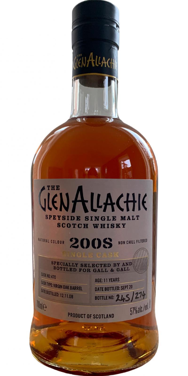 Glenallachie 2008  Single Cask