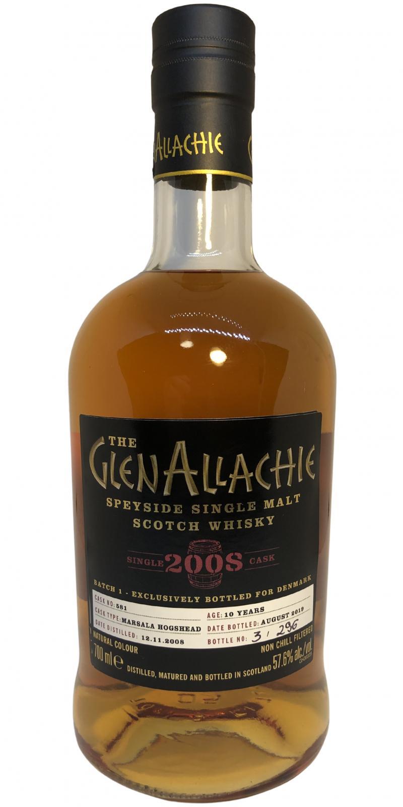 Glenallachie 2008  Single Cask