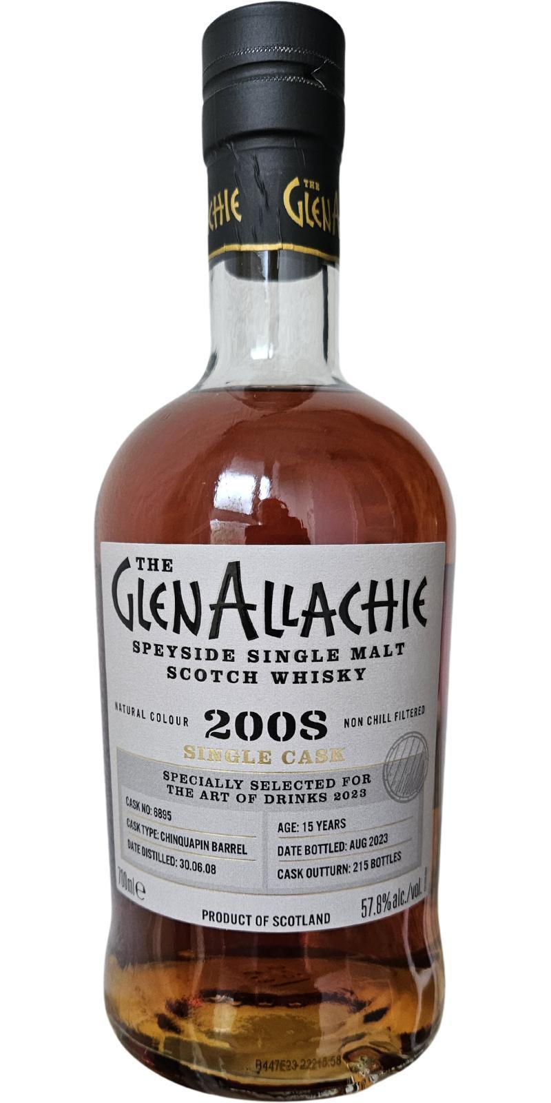Glenallachie 2008  Single Cask
