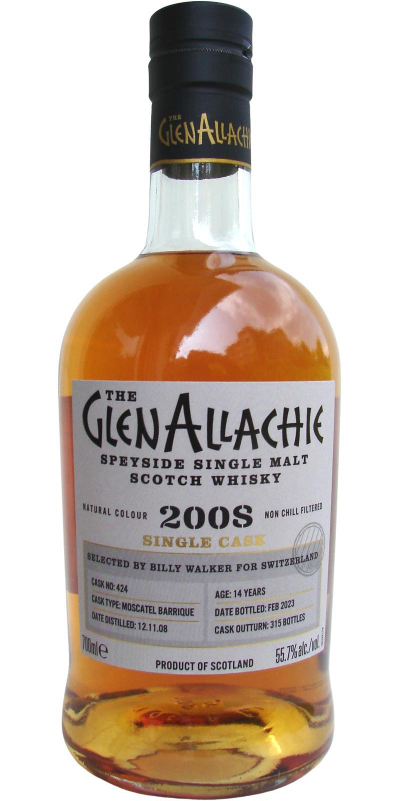 Glenallachie 2008  Single Cask