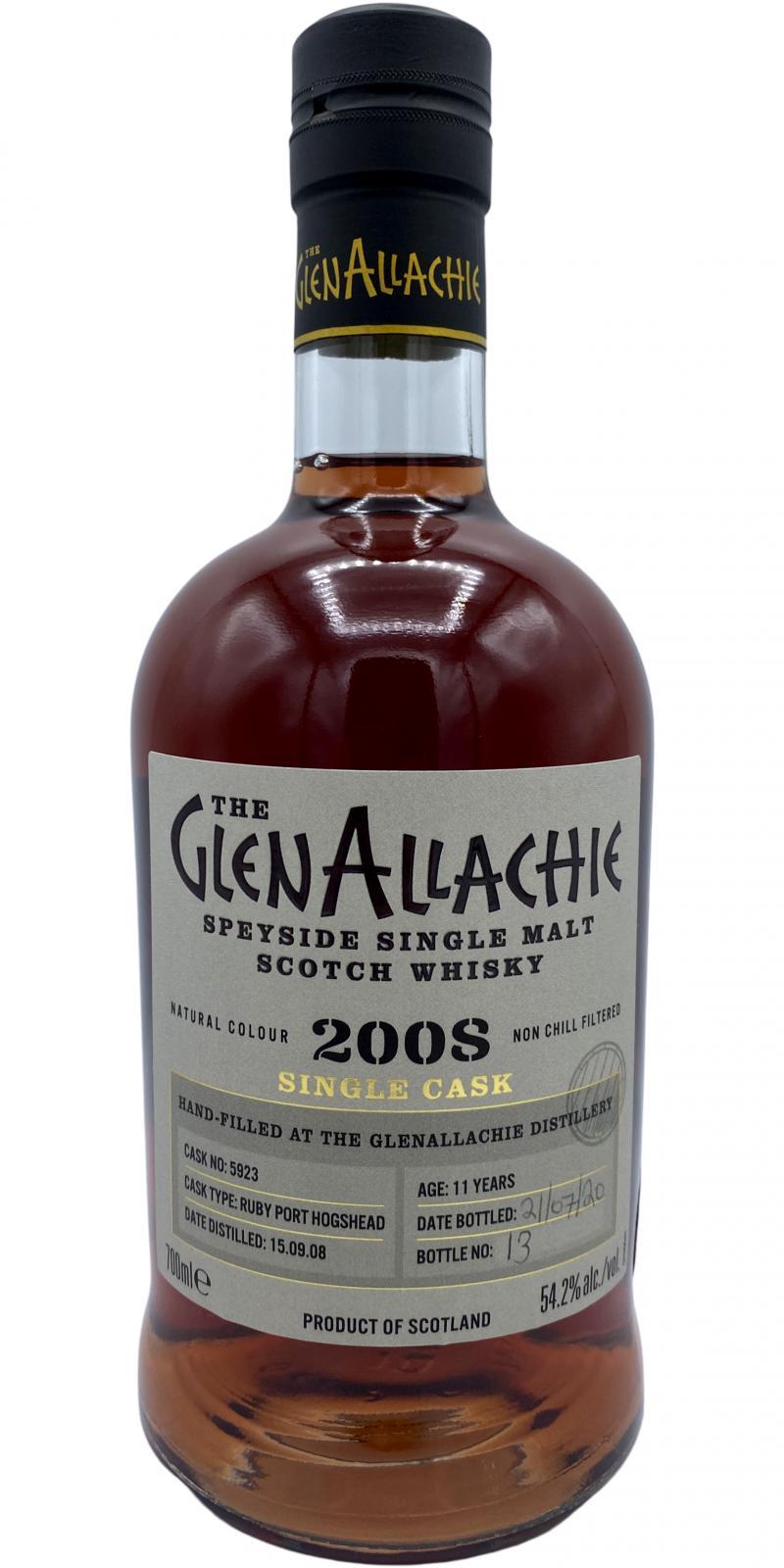 Glenallachie 2008  Single Cask Distillery Exclusive