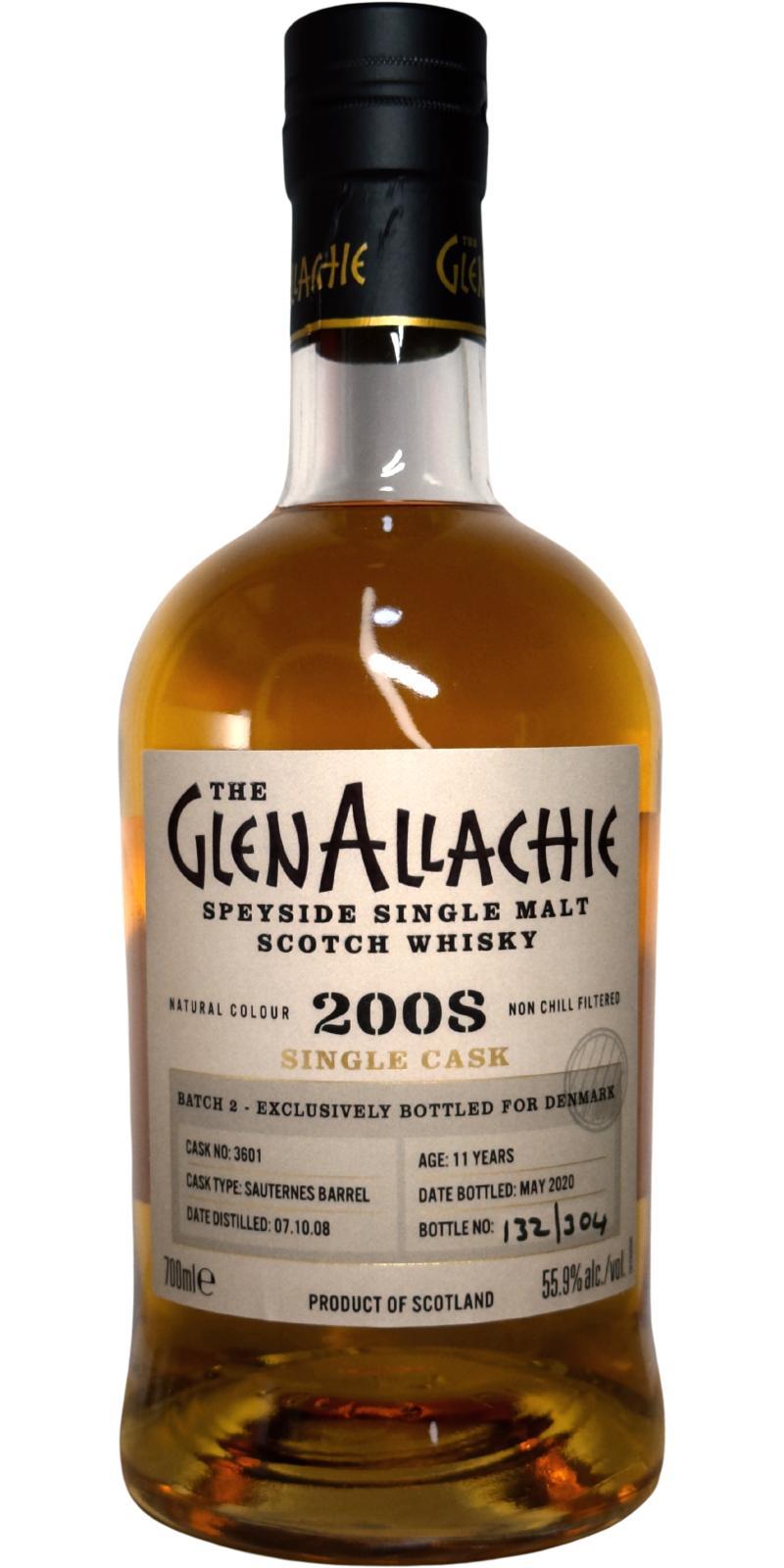 Glenallachie 2008  Single Cask