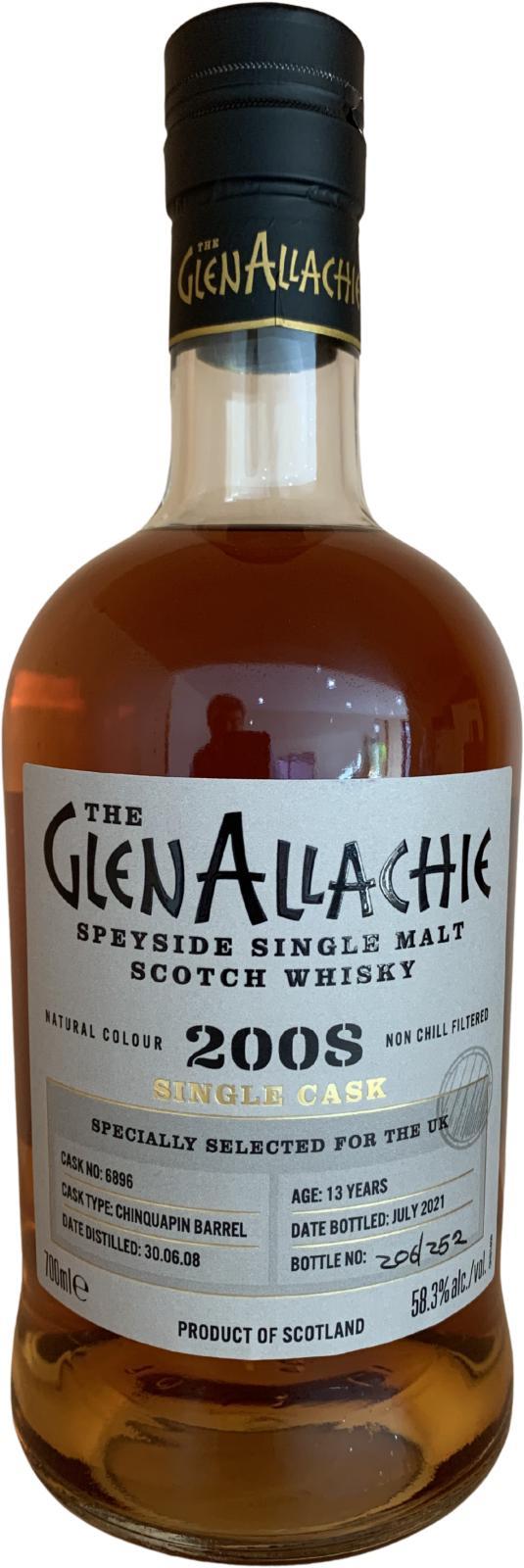 Glenallachie 2008  Single Cask