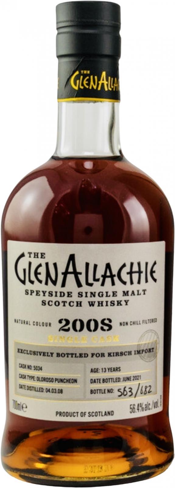 Glenallachie 2008  Single Cask