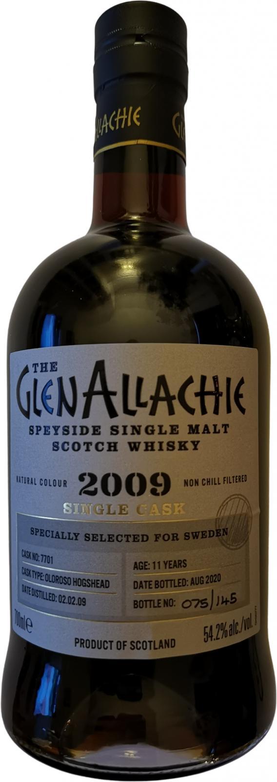 Glenallachie 2009  Single Cask