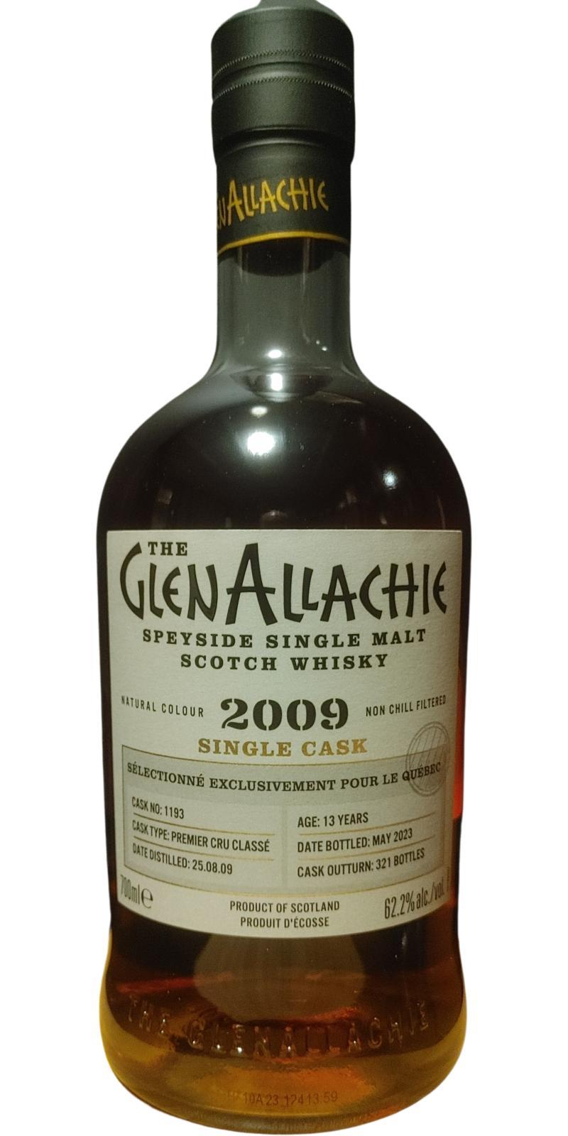 Glenallachie 2009  Single Cask