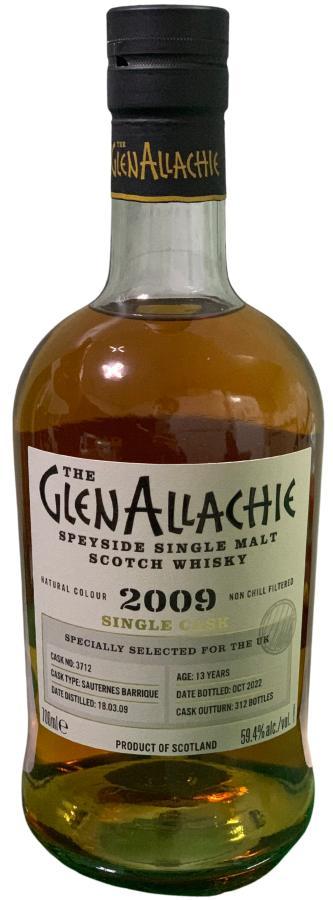 Glenallachie 2009  Single Cask