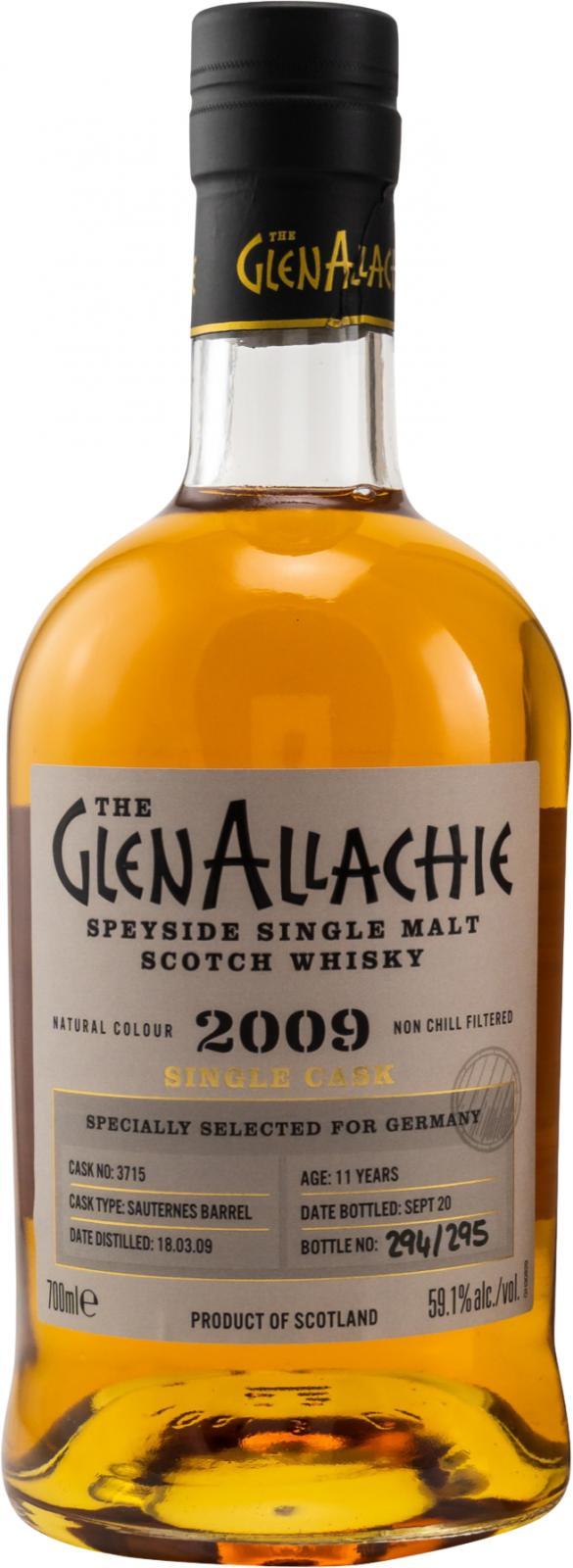 Glenallachie 2009  Single Cask