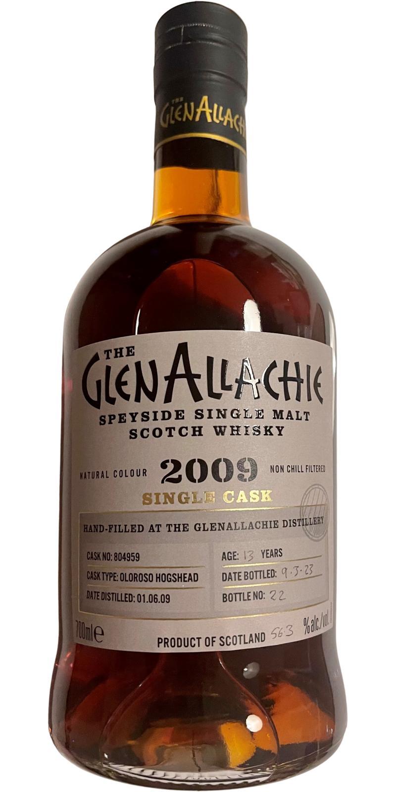 Glenallachie 2009  Handfilled at the distillery