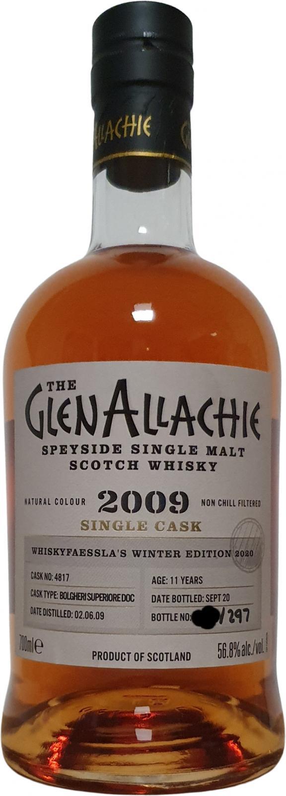 Glenallachie 2009  Single Cask