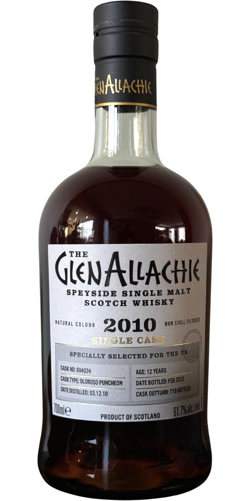 Glenallachie 2010  Single Cask