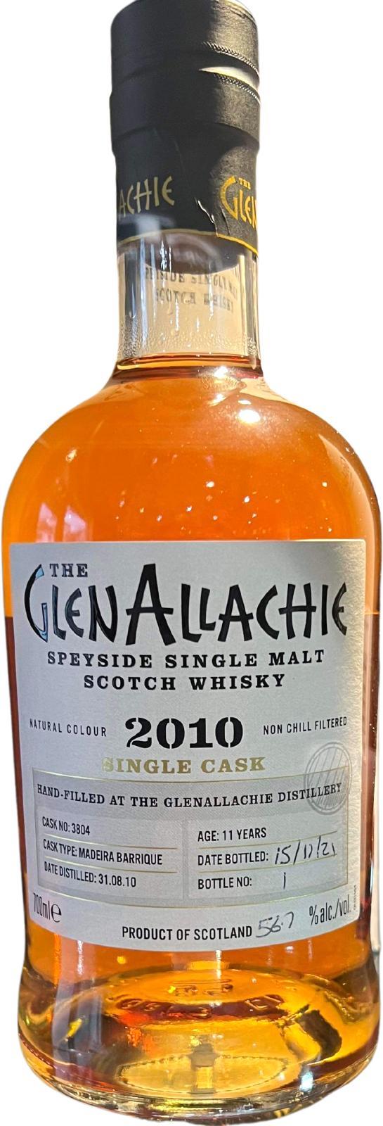 Glenallachie 2010  Single Cask