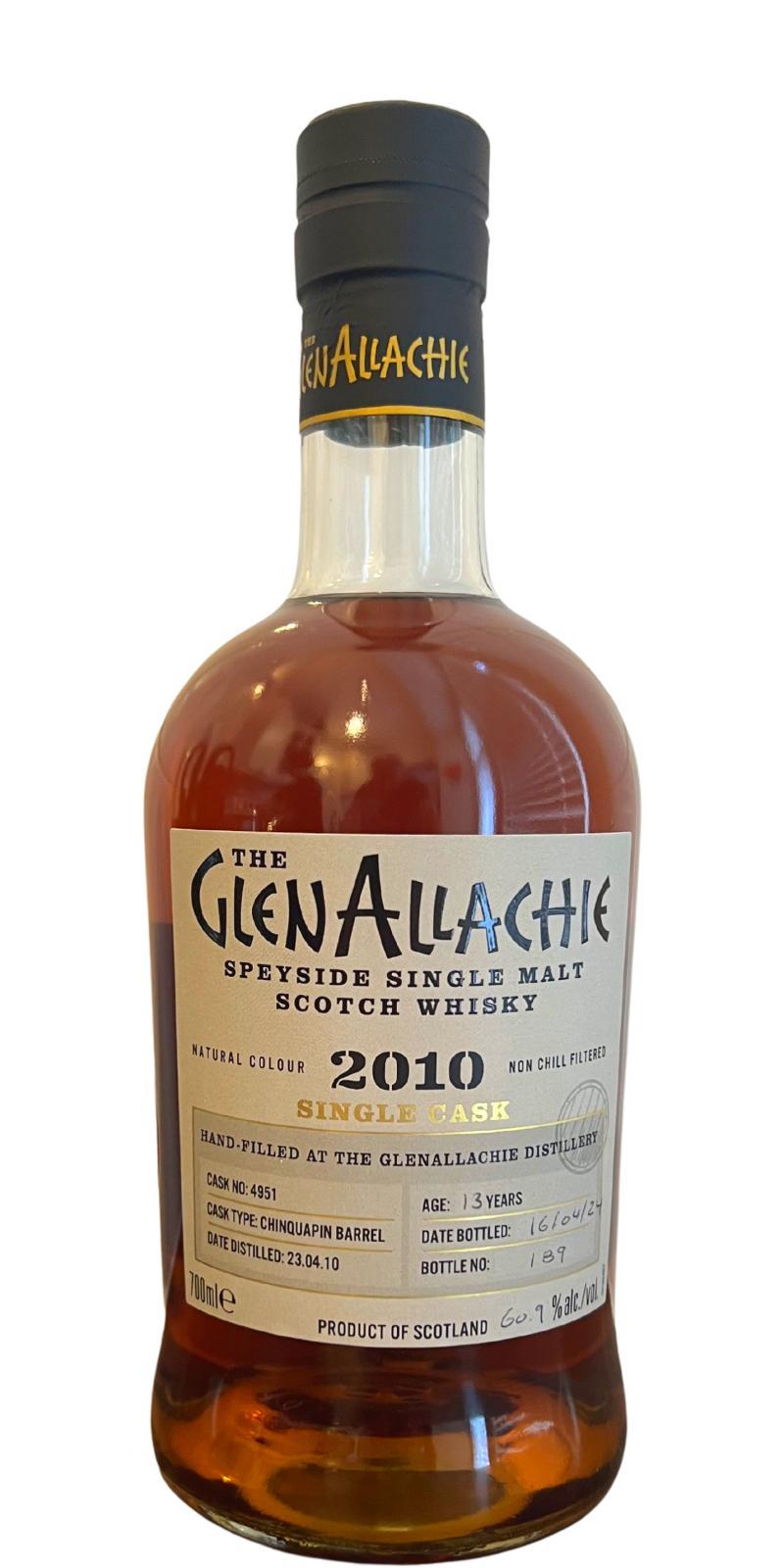 Glenallachie 2010  Handfilled at the Distillery
