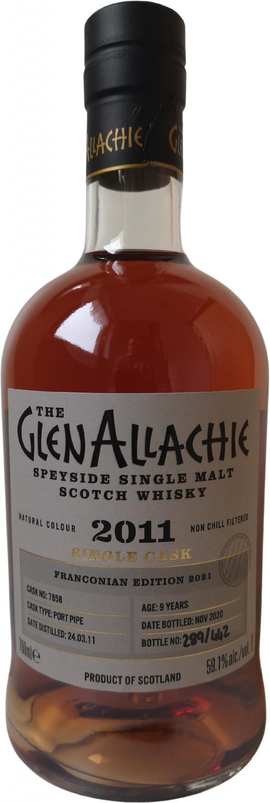 Glenallachie 2011  Single Cask