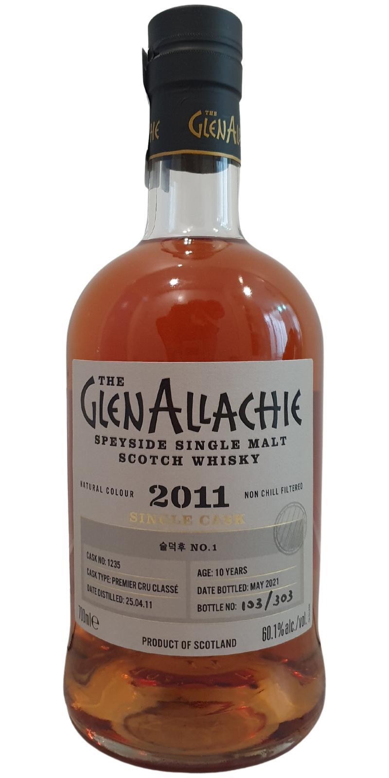 Glenallachie 2011  Single Cask
