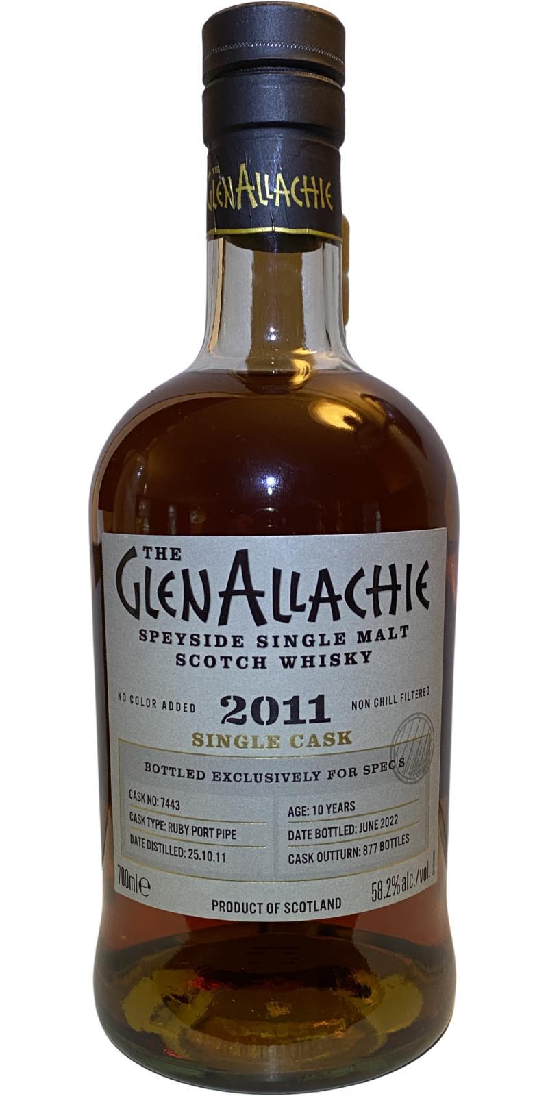 Glenallachie 2011  Single Cask