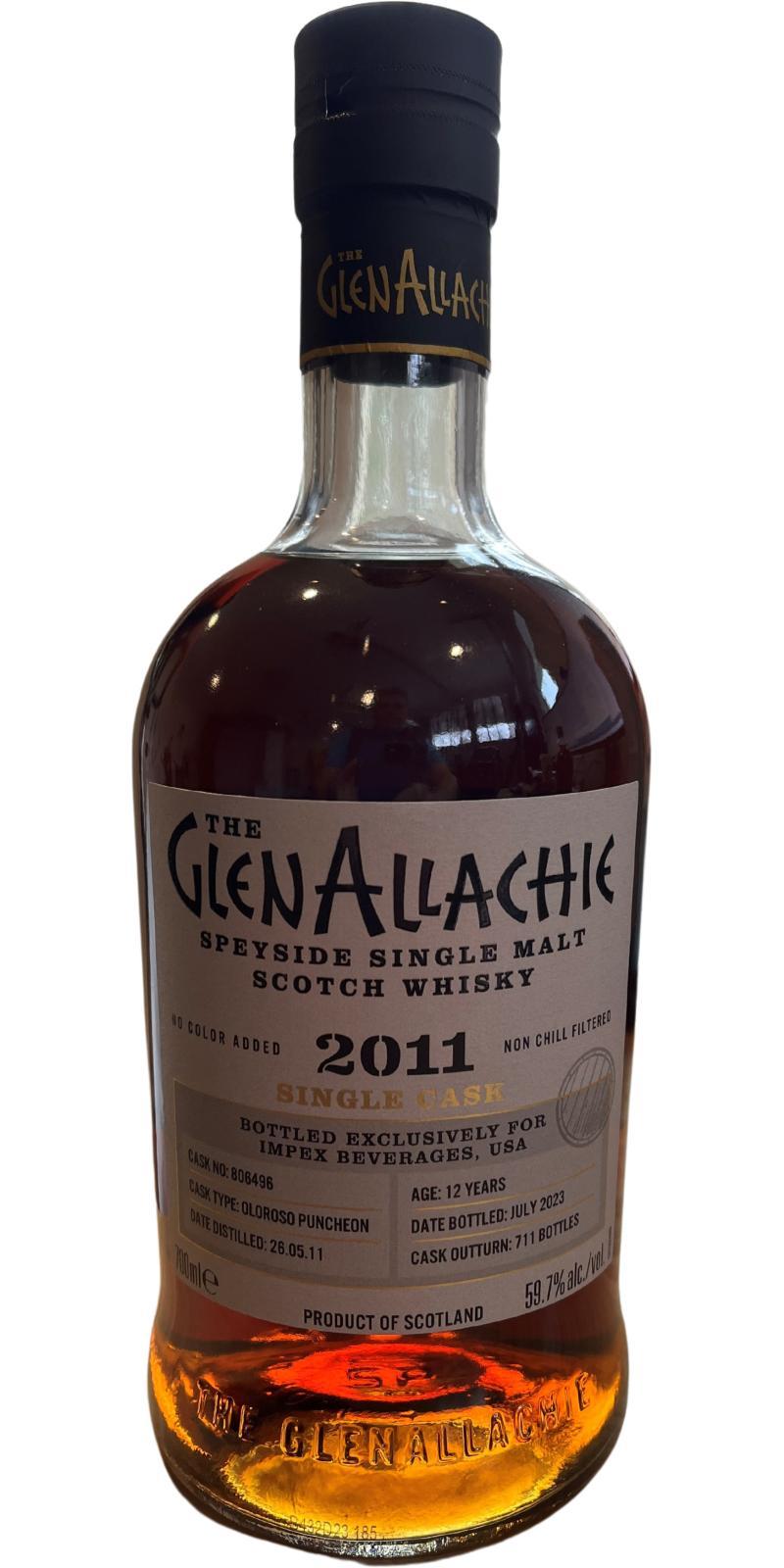 Glenallachie 2011  Single Cask