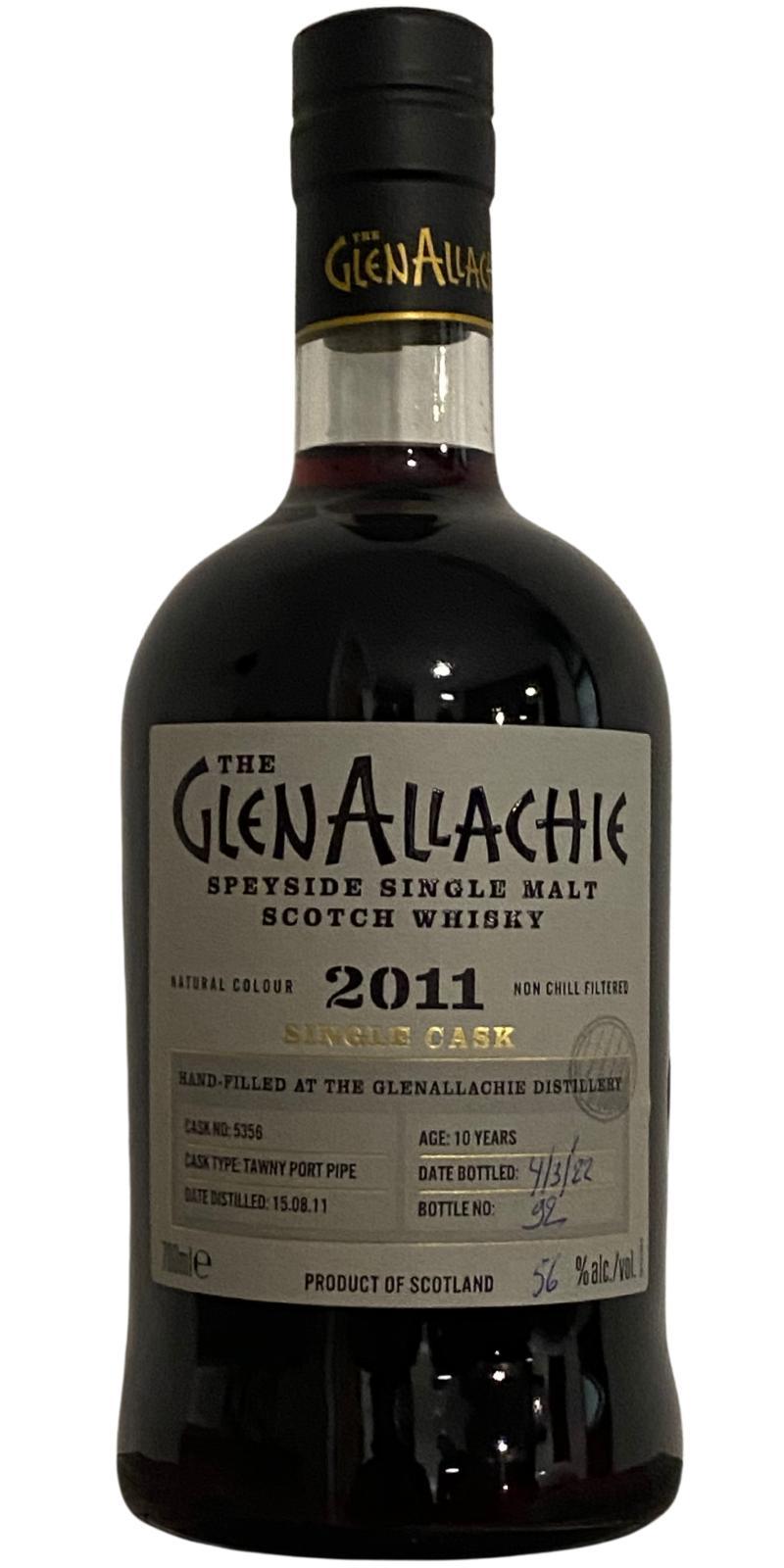 Glenallachie 2011  Handfilled at the Distillery