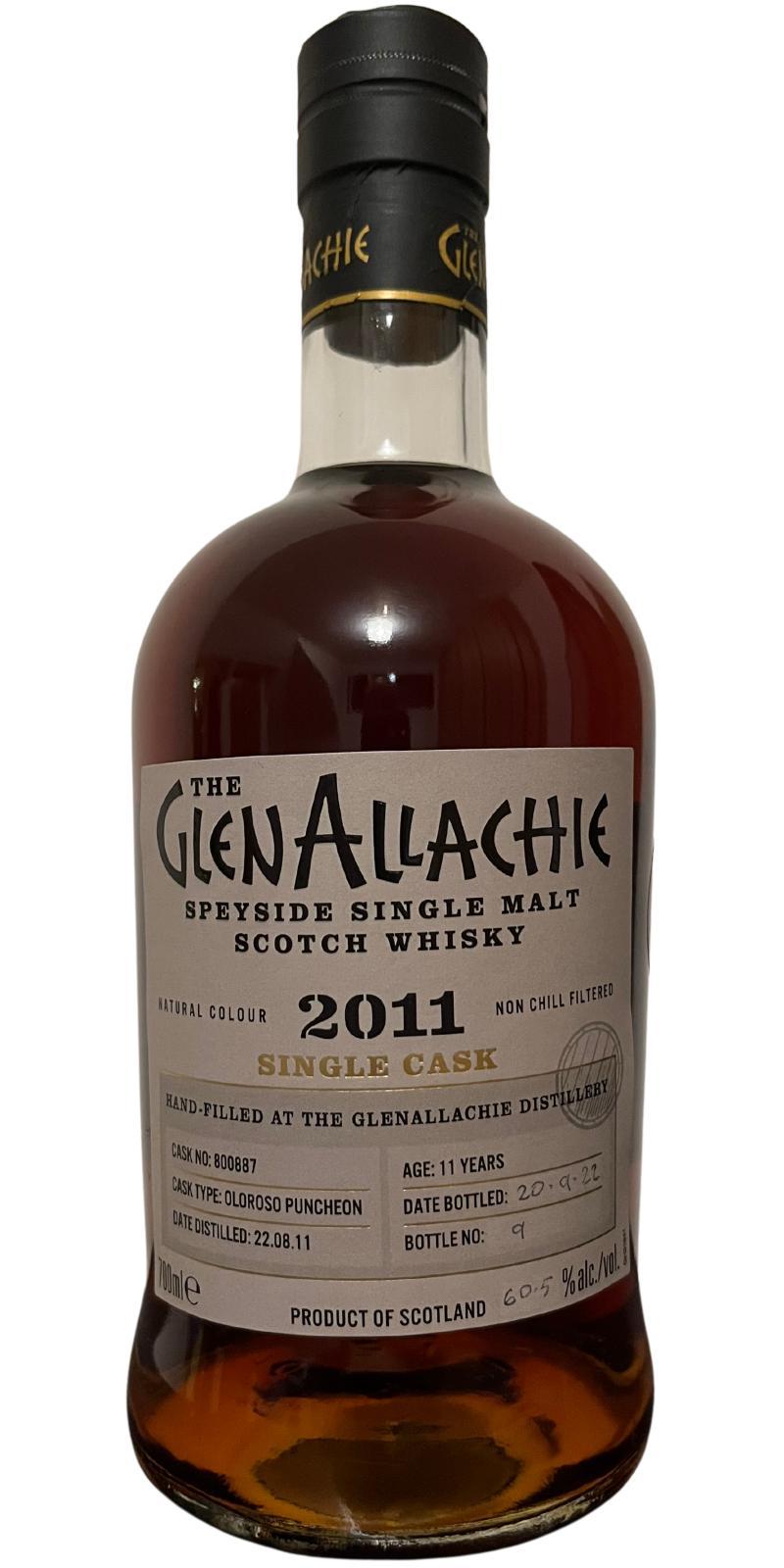 Glenallachie 2011  Single Cask