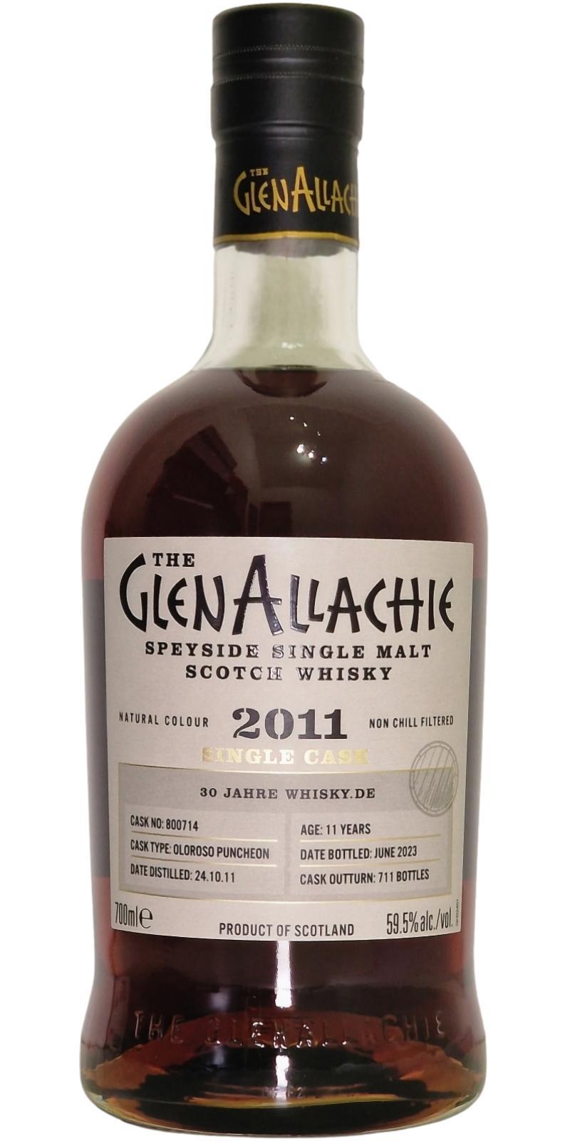 Glenallachie 2011  Single Cask