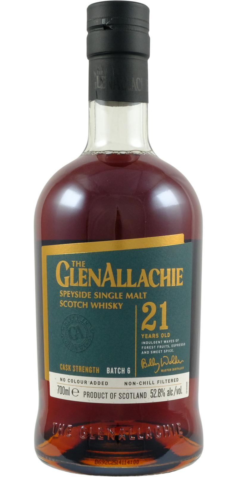 Glenallachie 21-year-old  Cask Strength