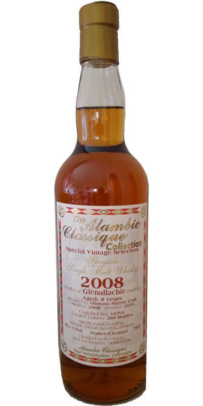 Glenallachie 2008 AC  Special Vintage Selection